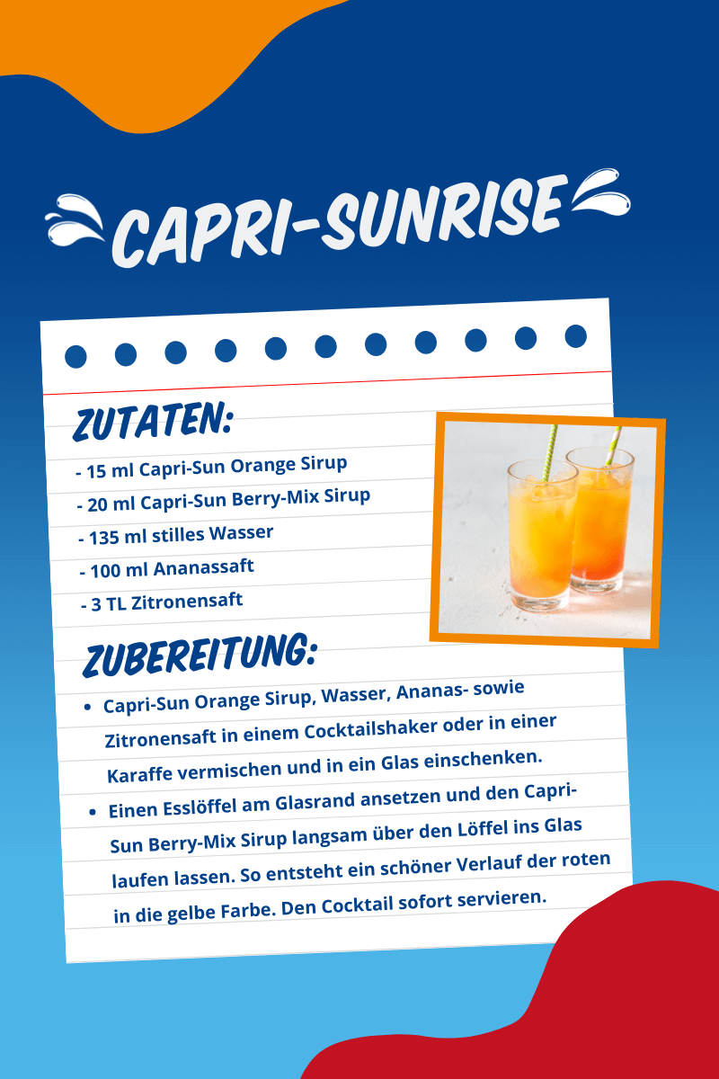 Rezepte Sirup Capri Sun Deutschland