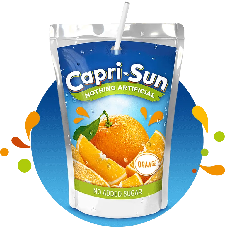 Capri Sun Orange Juice Reclosable Pouches - 15x330ml : : Grocery