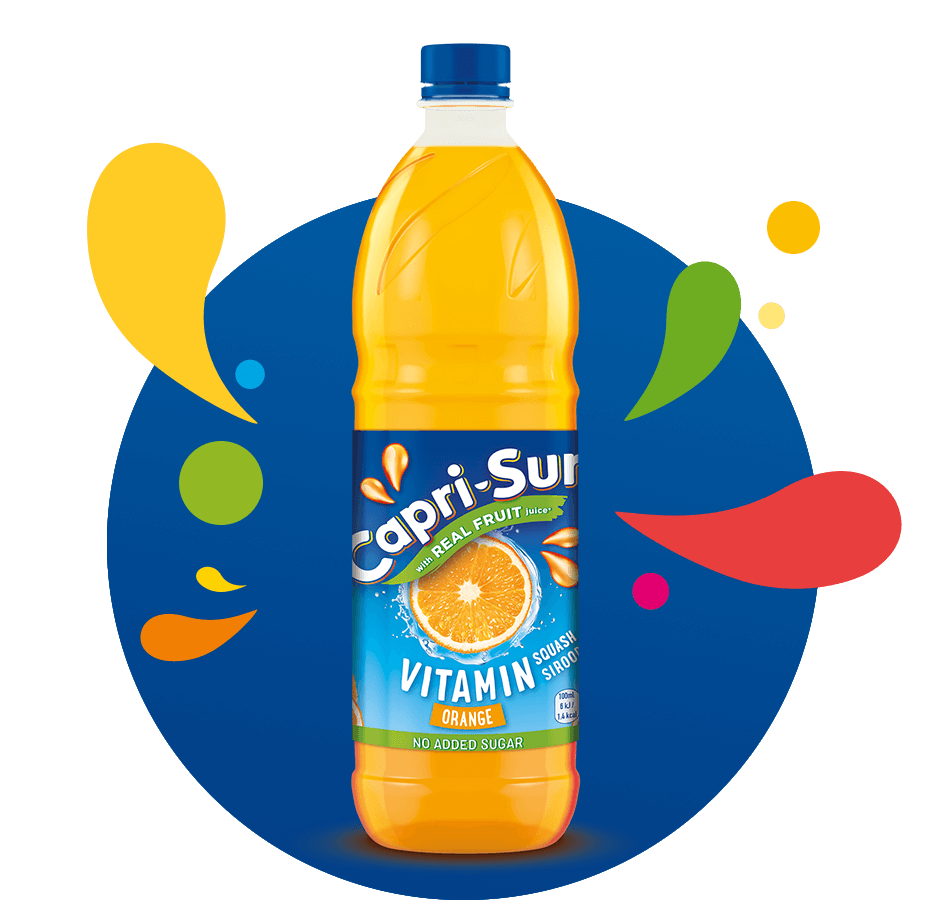 Capri-Sun Double Strength Orange No Added Sugar Multivitamin Squash 1L